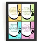 The Four Quls Islamic Calligraphy – Black Rock Goods Edition