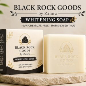 Black Rock Goods by Zamra – Whitening Soap 100% Chemical-Free | Home-Based | 60g